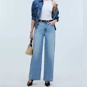 Madewell Superwide-Leg Jeans | Ahern Wash | Size 28
